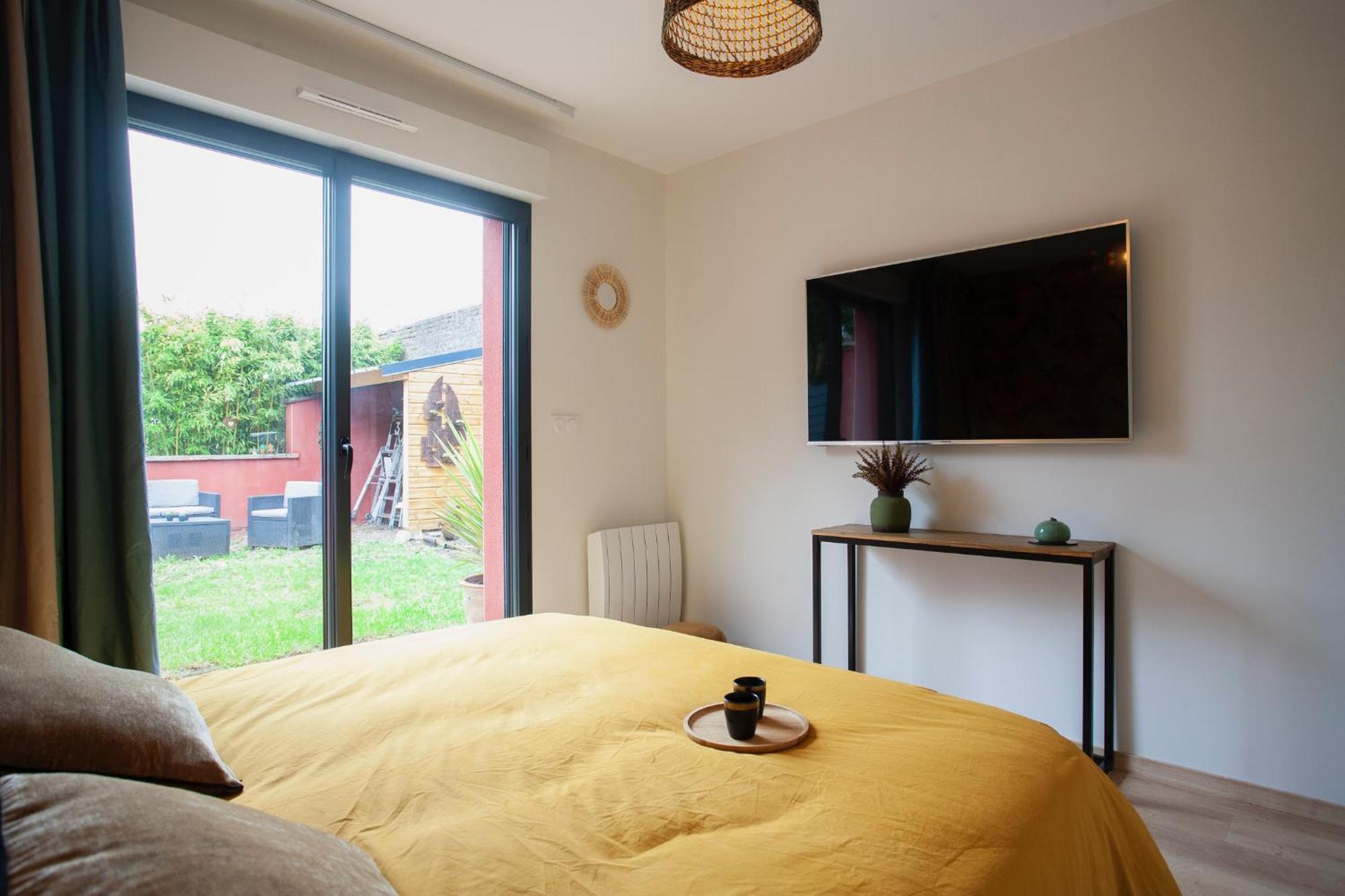 Appartement Les Jardins De Jules Verne - Cote Jardin Amiens Bagian luar foto